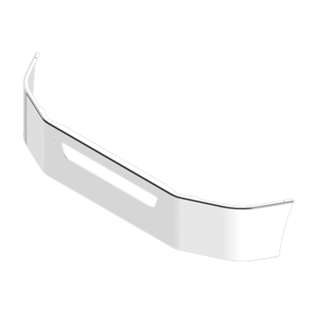 Kenworth T270, T370 Bumper 2008 & Newer Chrome Steel