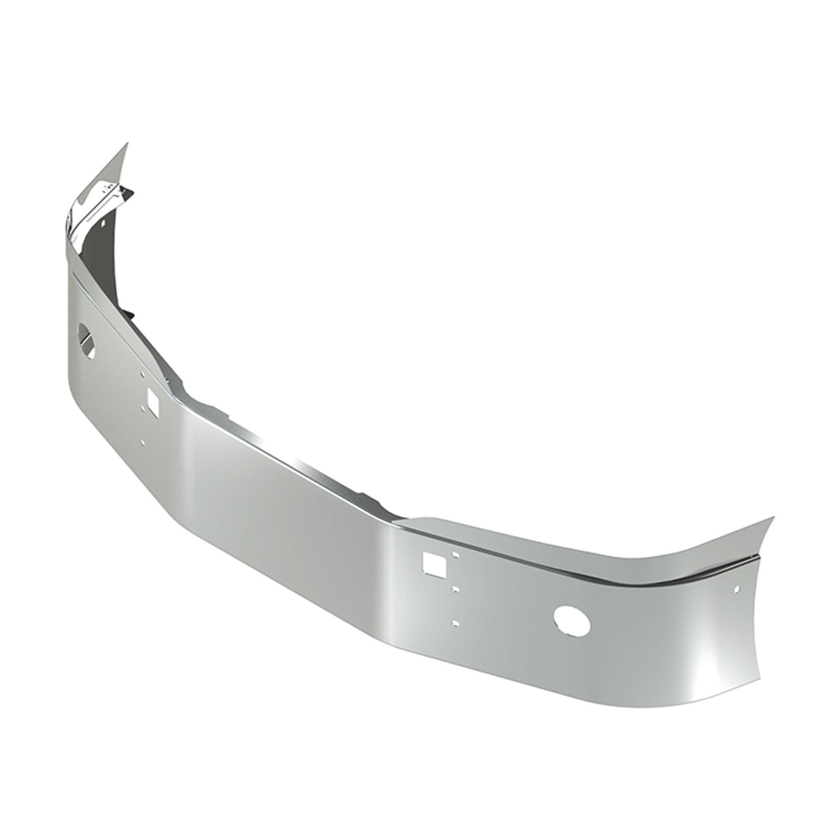 Kenworth T680 Bumper 2021 & Newer Chrome Steel