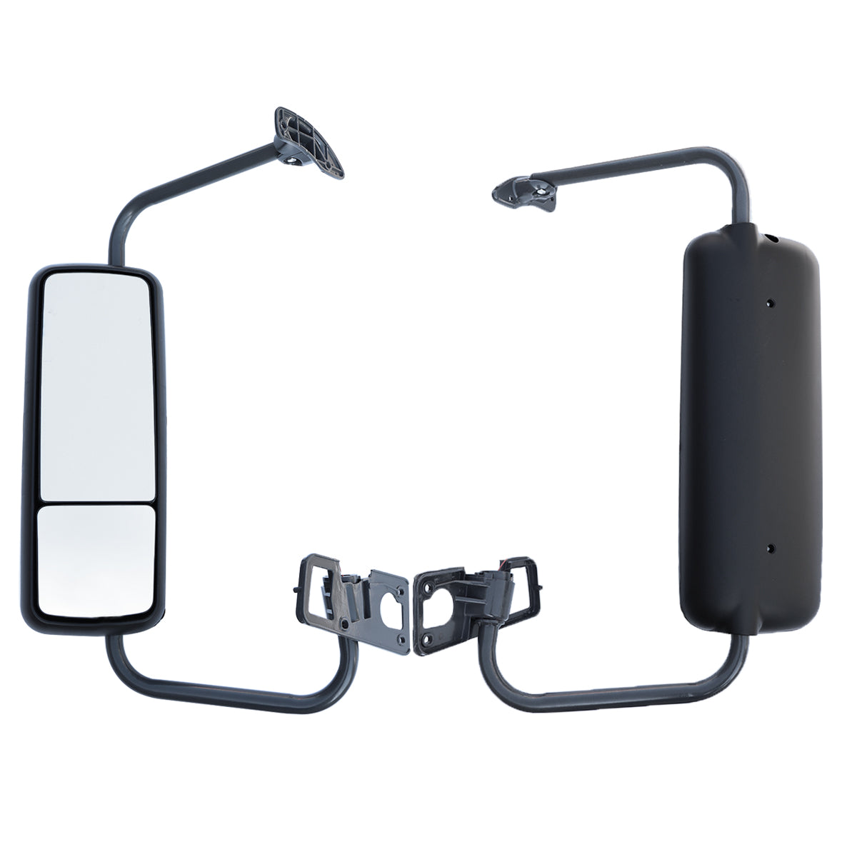 Freightliner Century Black Door Mirror Passenger Side With Bracket 2005 - 2010