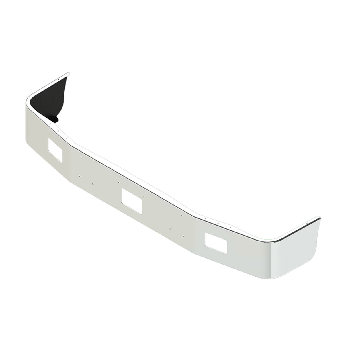 Peterbilt 377, 377AE Bumper Chrome Set Back Axle