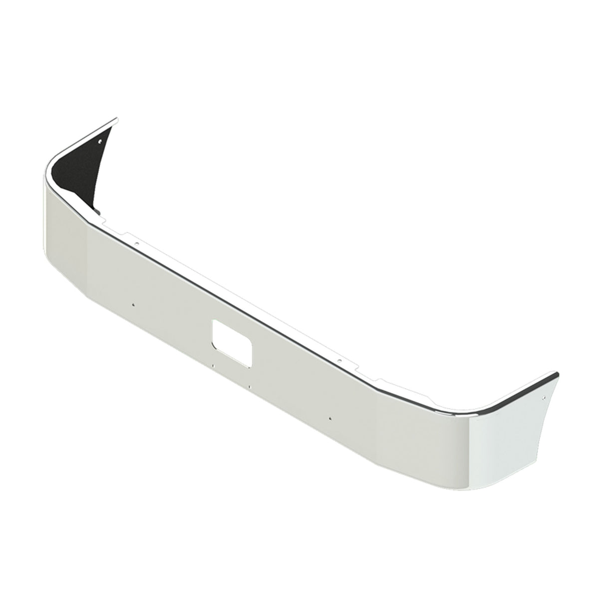 Peterbilt 335, 340 Bumper Chrome Set Forward Axle