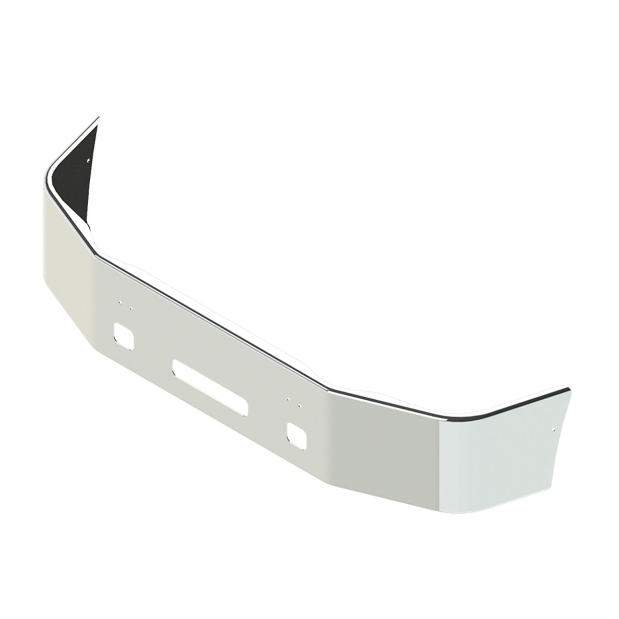 Peterbilt 387 Bumper Chrome Set Back Axle