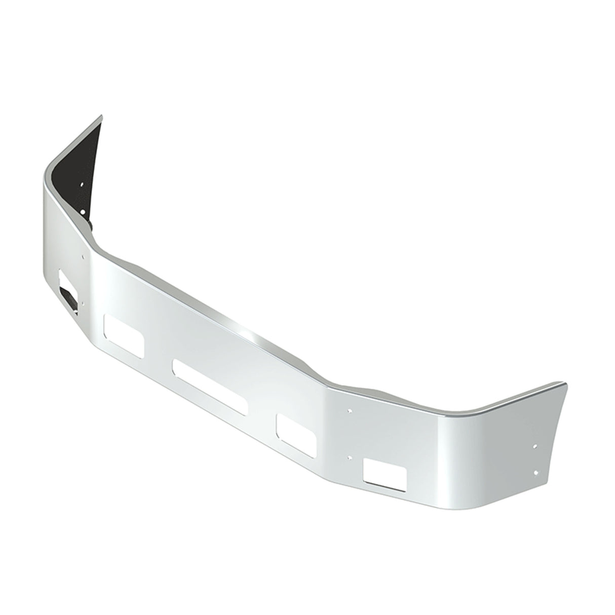 Peterbilt 387 Bumper Chrome Set Back Axle