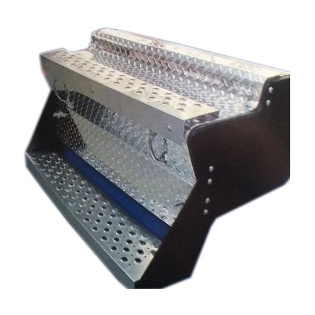 Kenworth T800 Battery Box Stainless Steel with Steps 34"