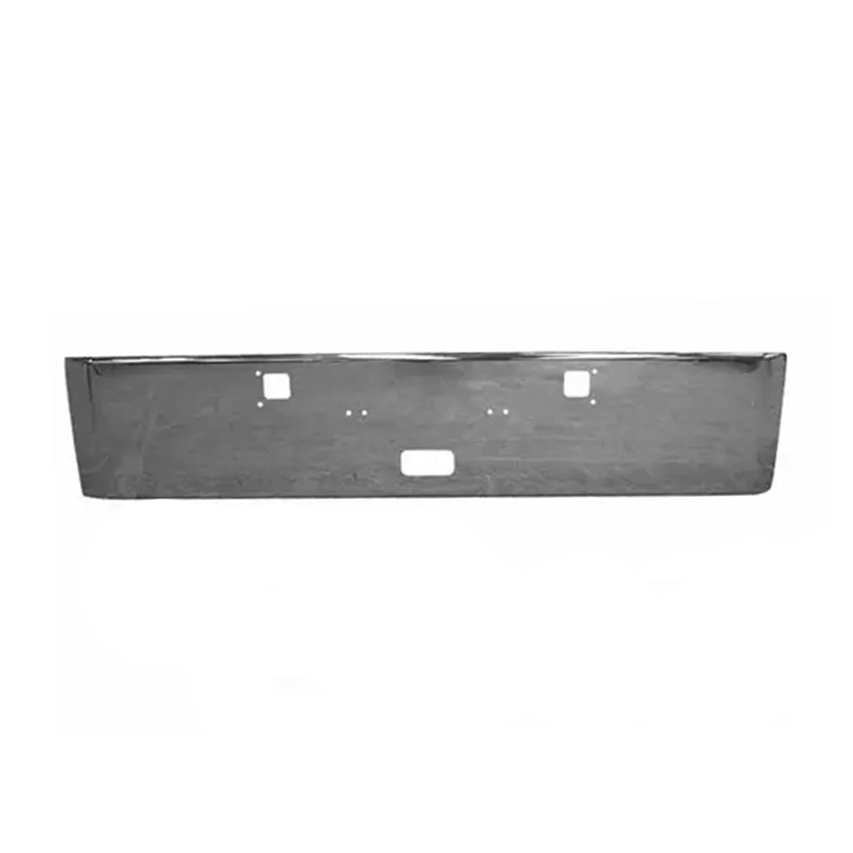 Kenworth W900A Bumper Flat Chrome 19" without Fog Light Holes