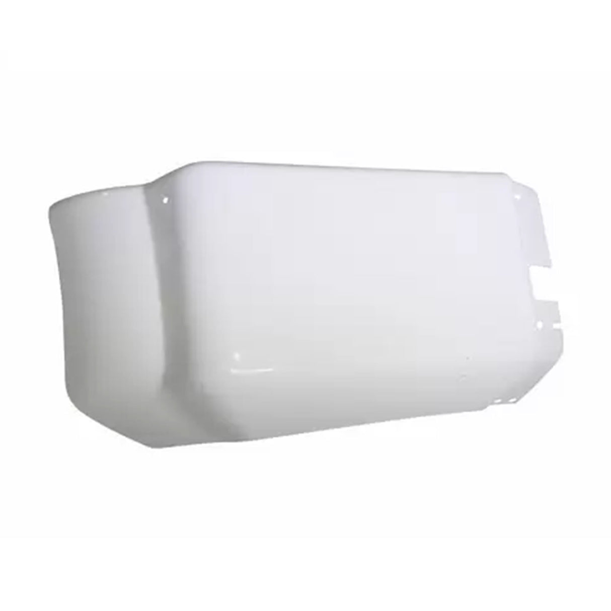 Kenworth T800 Bumper End Fiberglass without Fog Light Holes 2005 & Newer Passenger Side