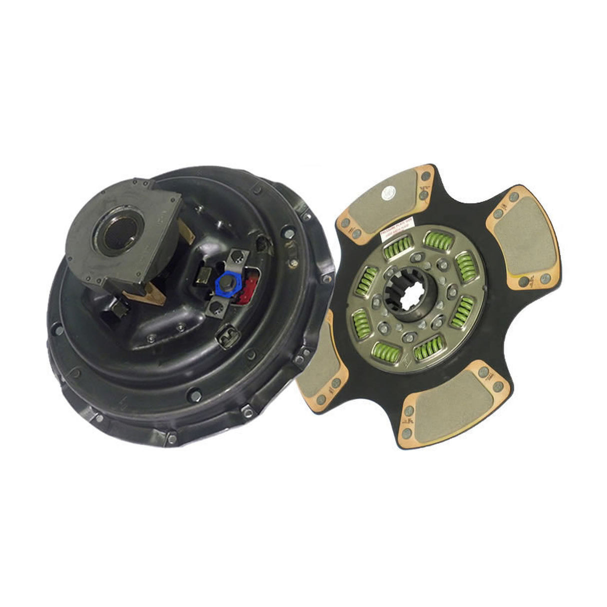 Clutch 14" x 1-3/4" Stamped Steel, Single-Plate, 4-Paddle 8-Spring, 3200 Plate Load 650 Torque 107683-5
