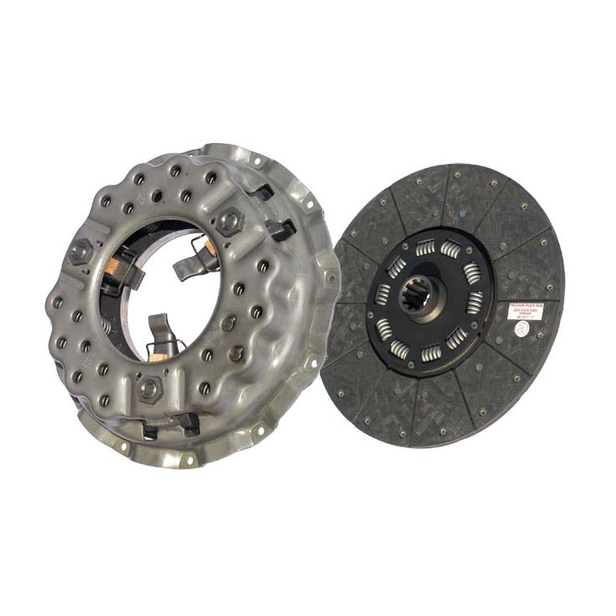 Clutch 14" x 1-1/2" DLB Stamped Steel, Single-Plate, Push-Type, Organic 10-Spring, 3200 Plate Load 500 Torque LP1047-104