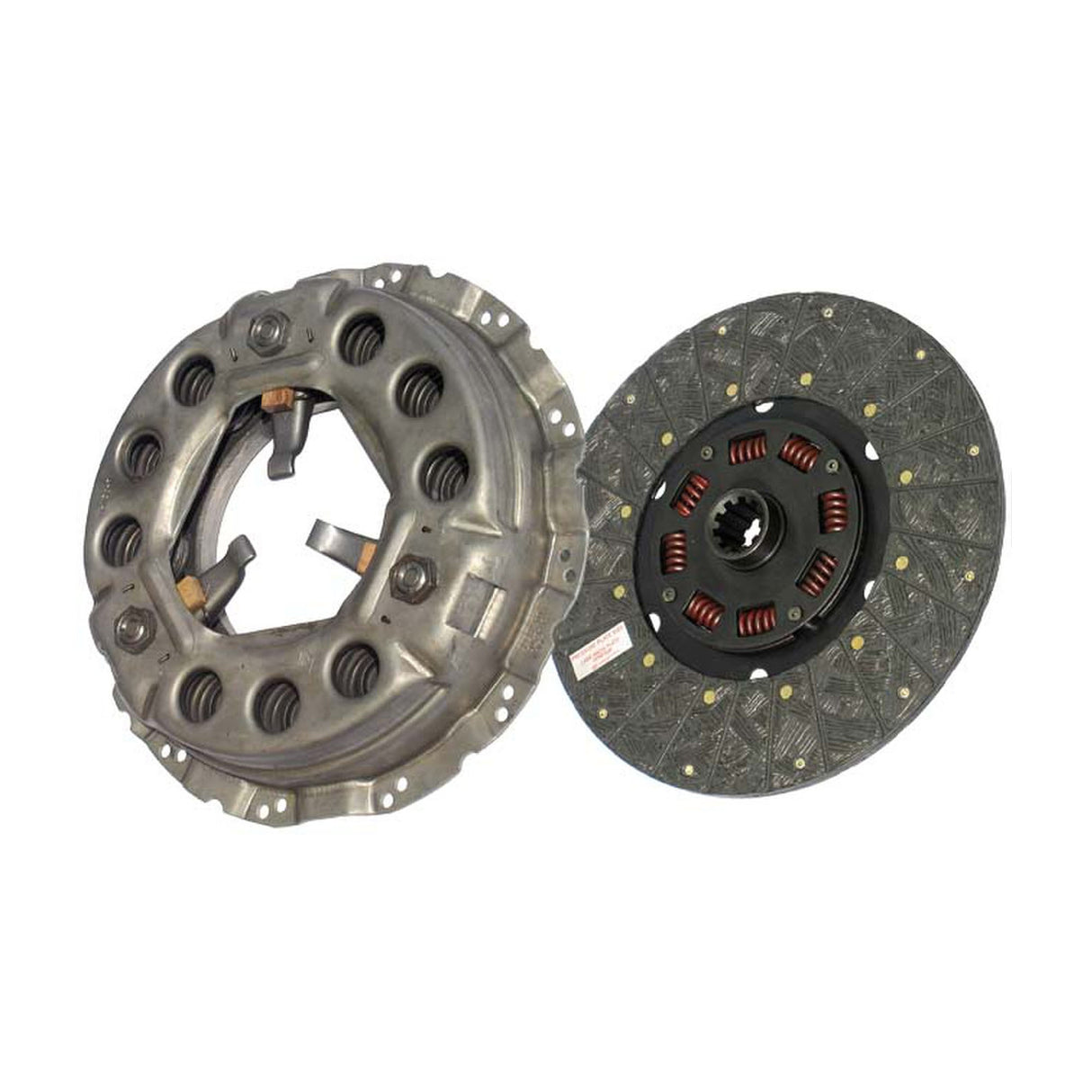 Clutch 330mm x 1-3/8" Stamped Steel, Single-Plate, Push-Type, Organic 8-Spring, 2400 Plate Load 400 Torque LP1938-124