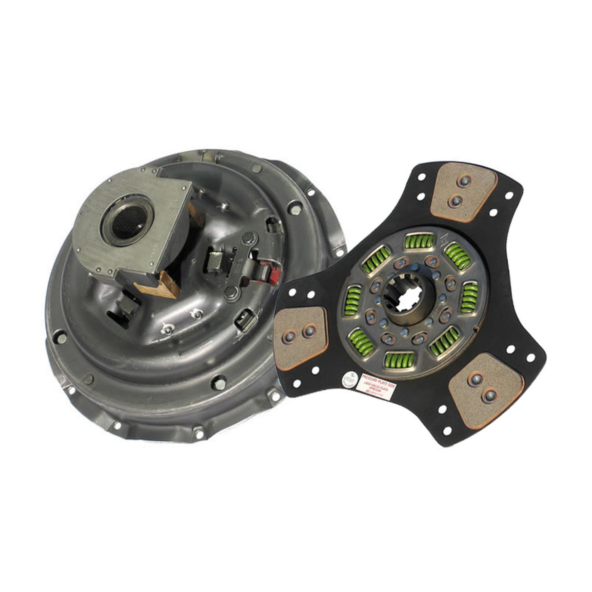 Clutch 14" x 1-3/4" Stamped Steel, Single-Plate, 3-Paddle 8-Spring, 2800 Plate Load 560 Torque 107213-5