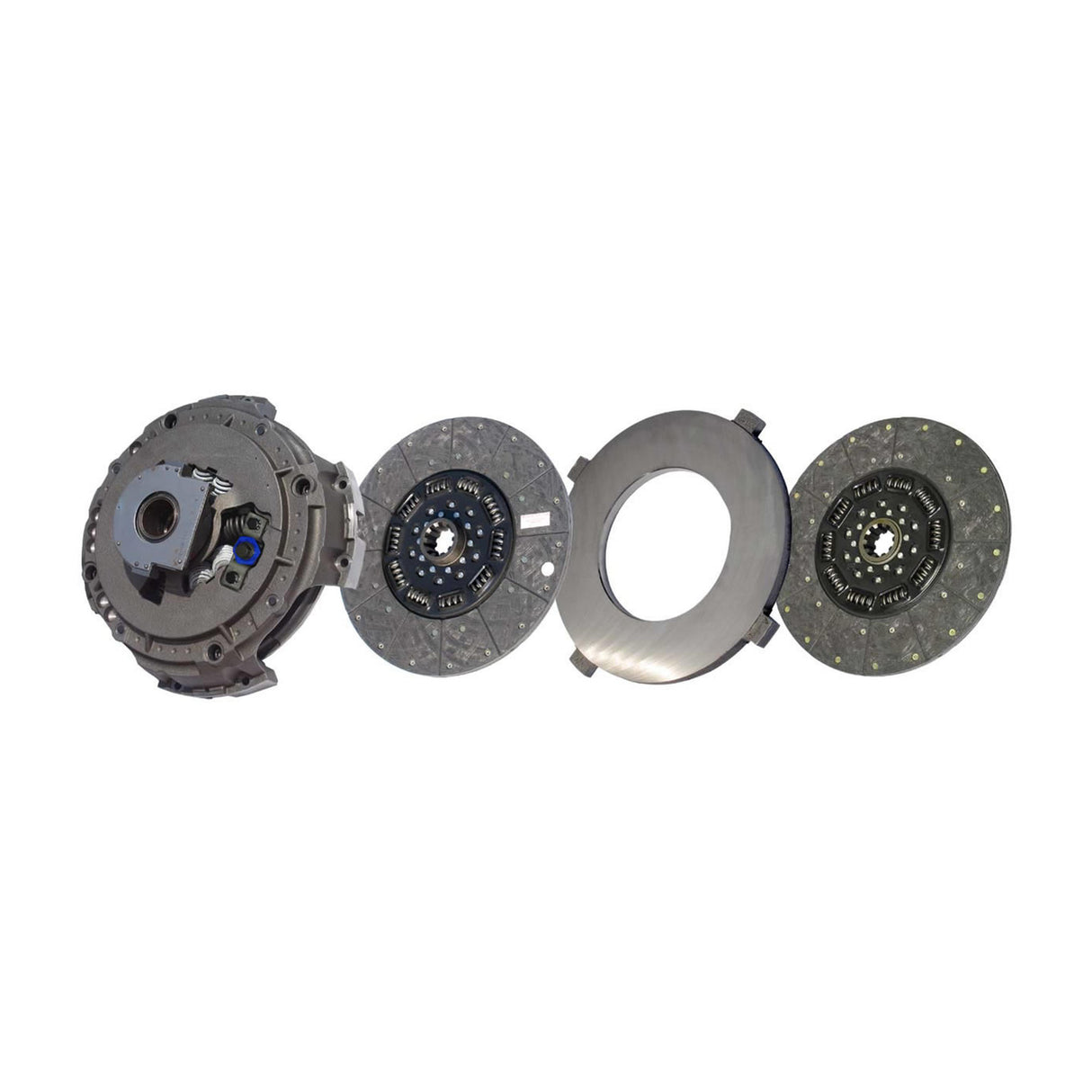 Clutch Easy Effort 15-1/2" x 2", Two-Plate, Organic 10-Spring, 4000 Plate Load 1400 Torque, Triple-Zerk 108391-78