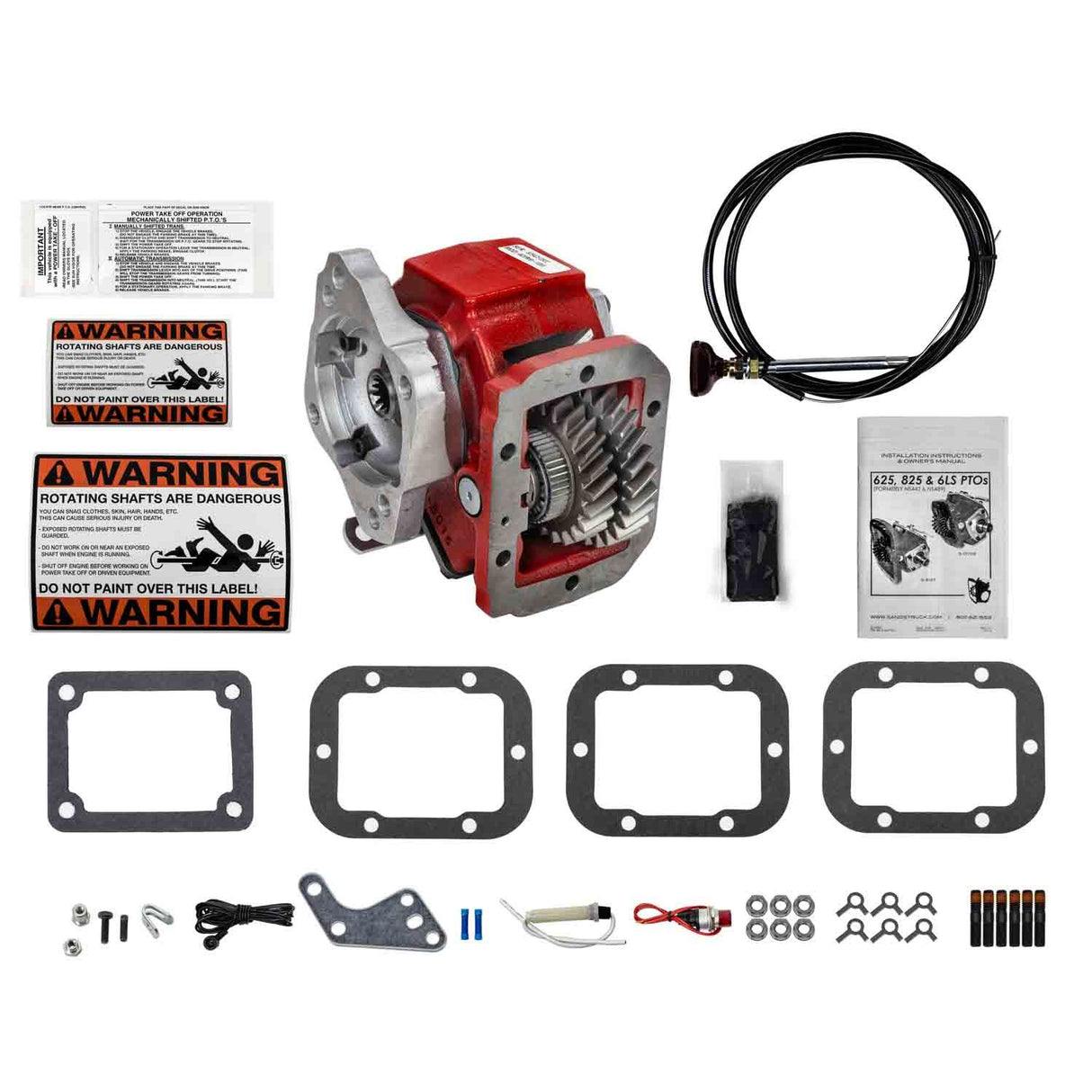 6-Bolt Direct Mount PTO with Wire Shift