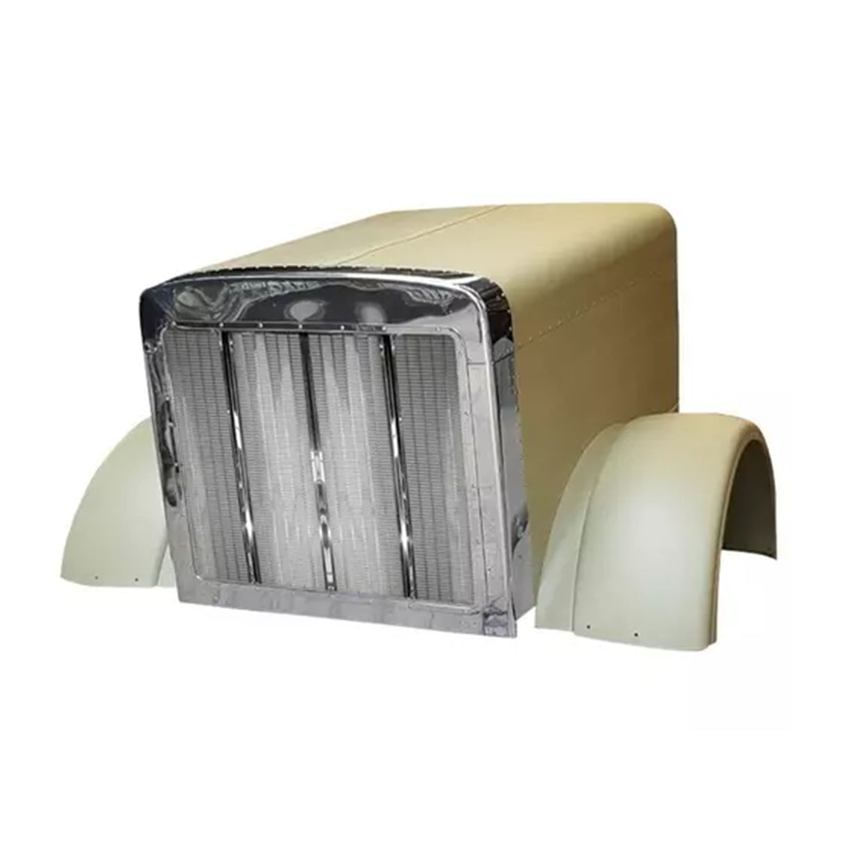 Peterbilt 379 Hood Aluminum with Fiberglass Fenders 1988 - 2006 13-03553, L29-6062