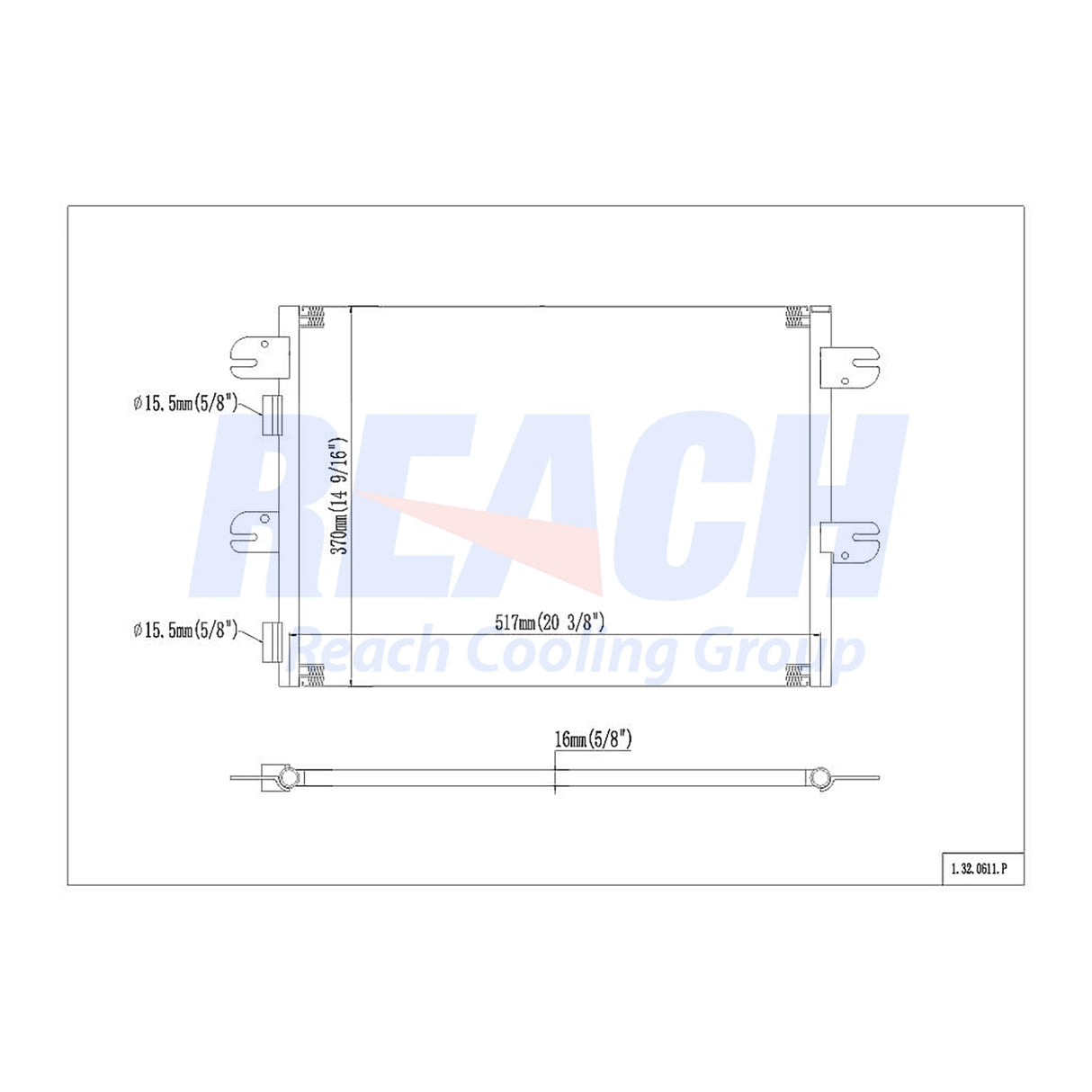 DAF C-Truck C 2130/21n Condenser 2000-Present 504022659