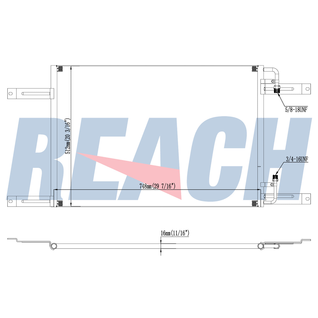 Freightliner Columbia 12.0l Condenser 2001-2003 ABP