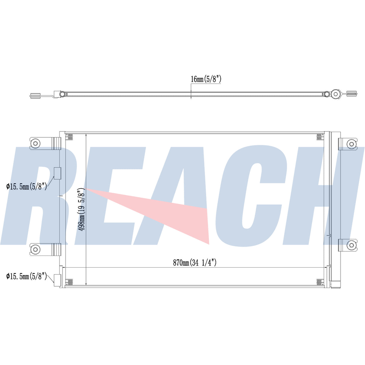 International Lt & Rh 2018 Up Condenser 2018 2518753C91