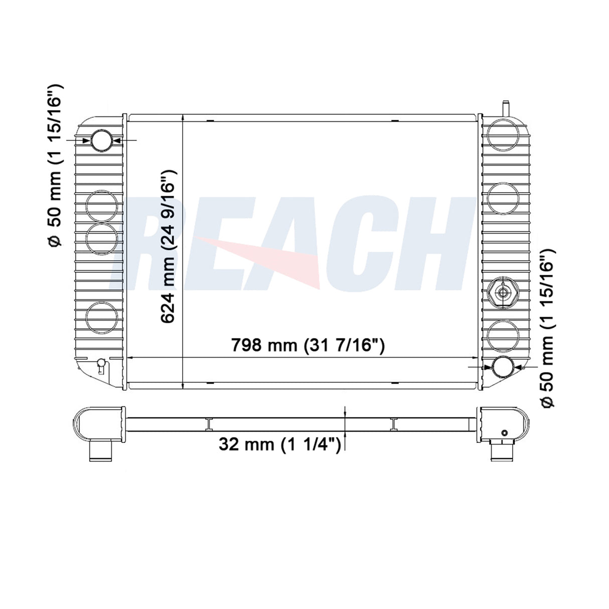 Chevrolet Kodiak / Topkick Multiple Radiator 52473581