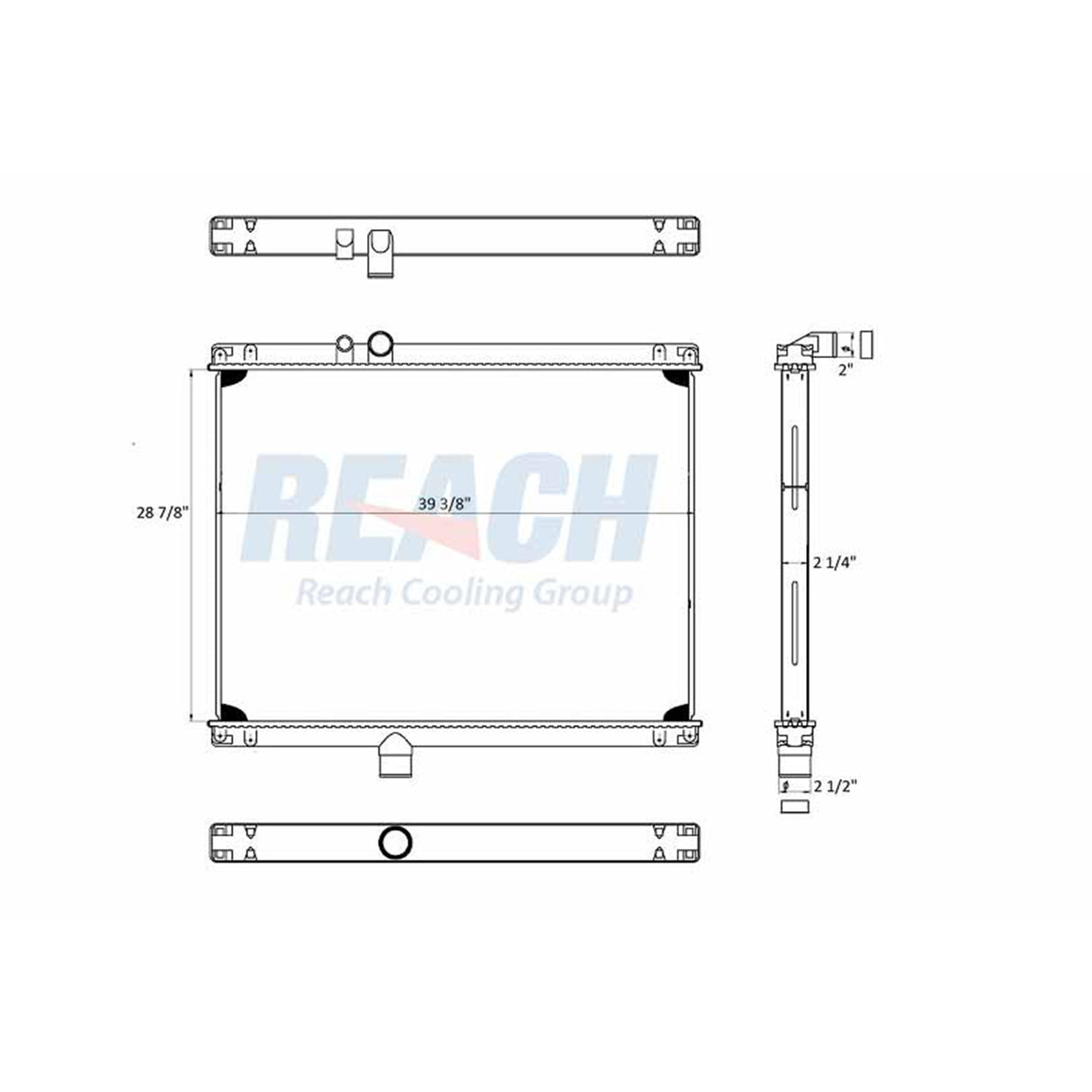 Volvo, Mack Ch Radiator 1995-2004 3MF5532M