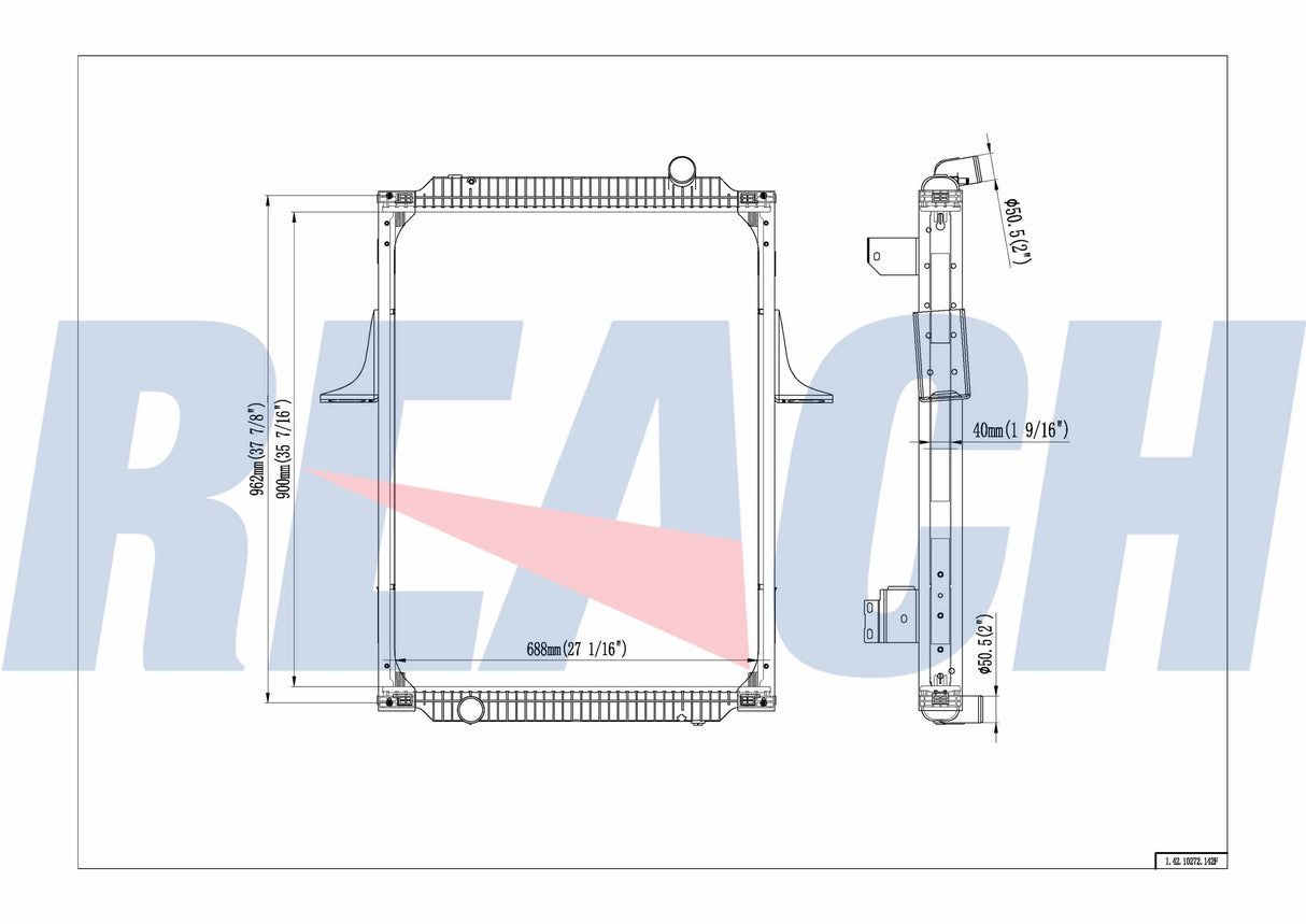 Renault Rvi Kerax 300 Radiator 1997-Present 5001859137