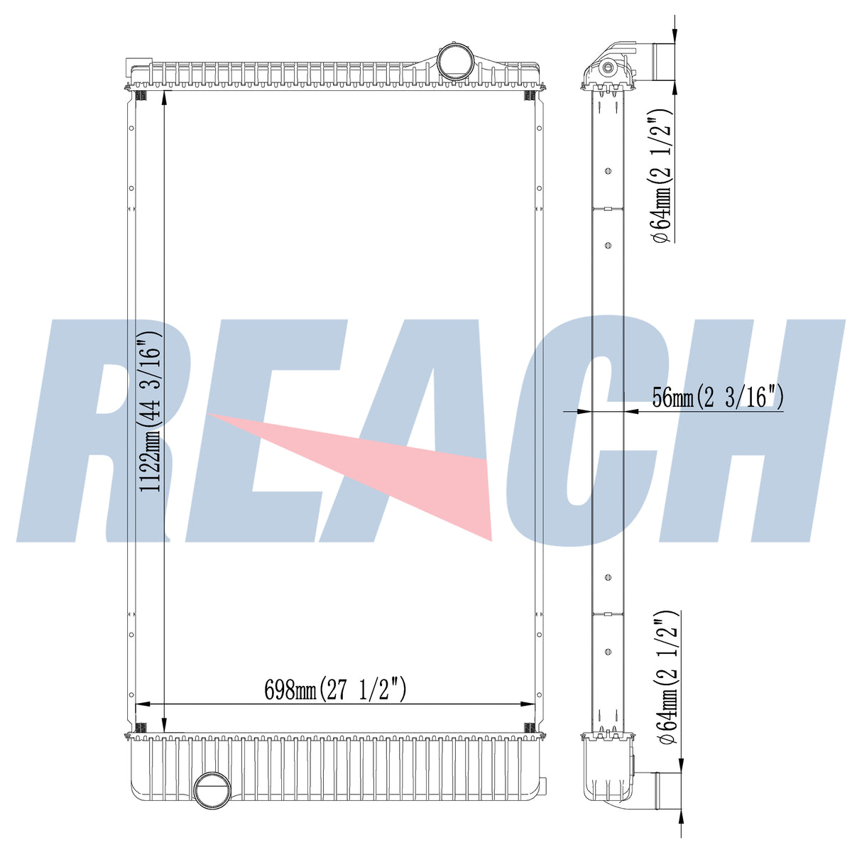 International Workstar 7000 Radiator 2008-2010 3S0113970000