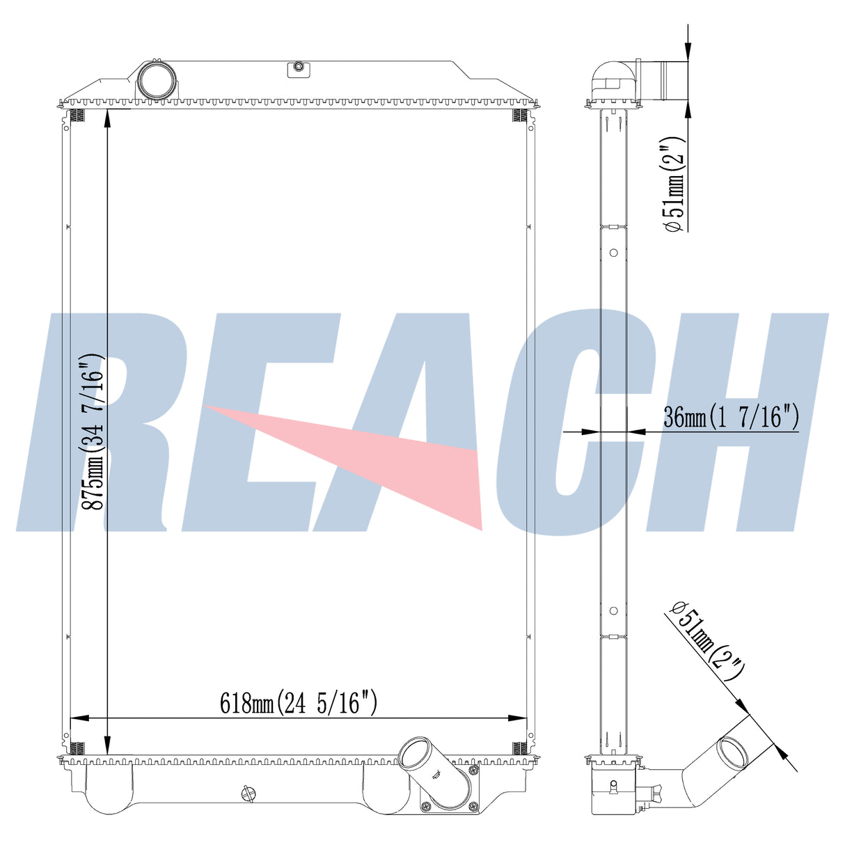 GMC Ftr/Low Cab Forward/T Radiator 2004-2007 89023385