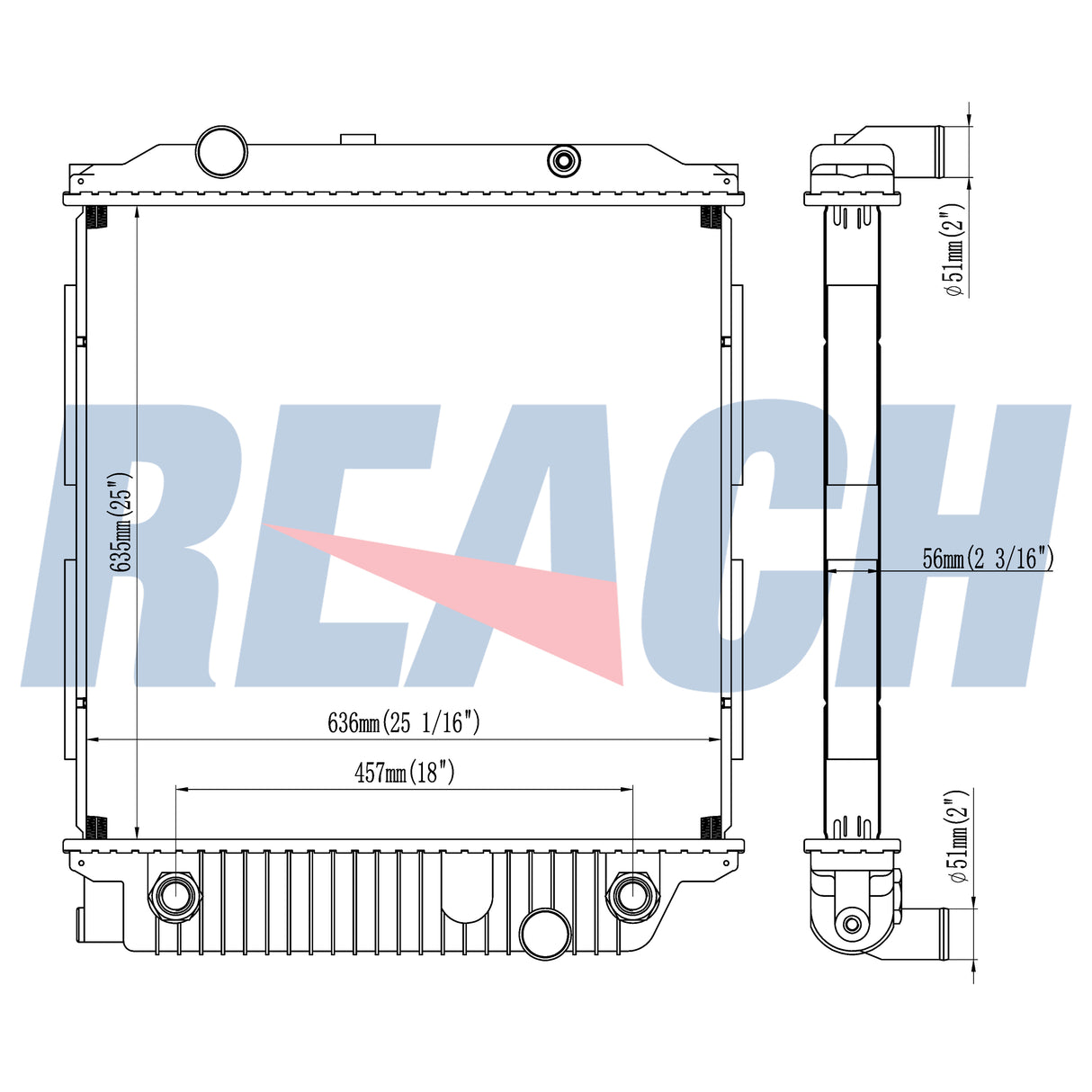 Spartan Bus/Spartan Radiator 1996-2002 1357FF1001