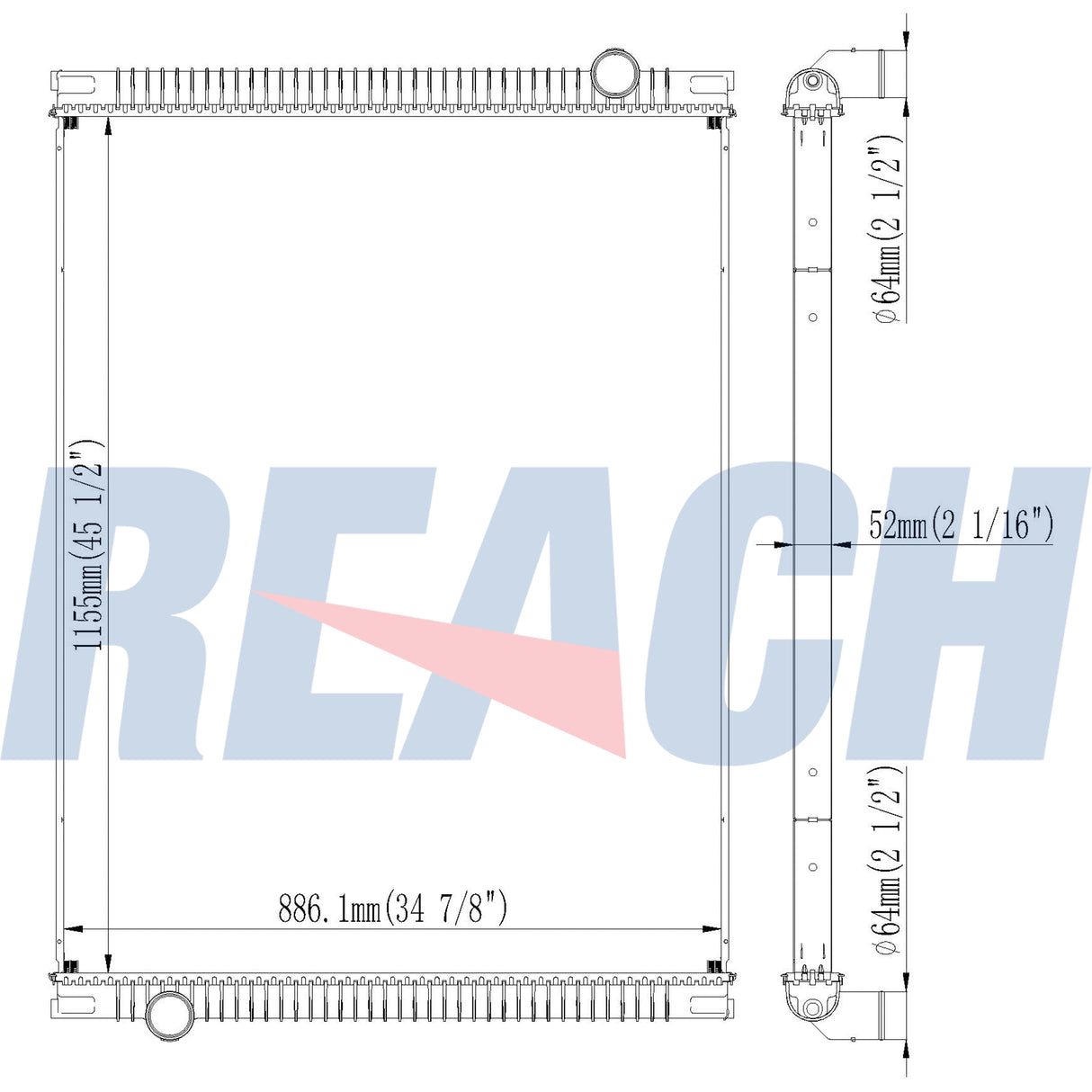 International Workstar Radiator 2008-2010 1003715GS