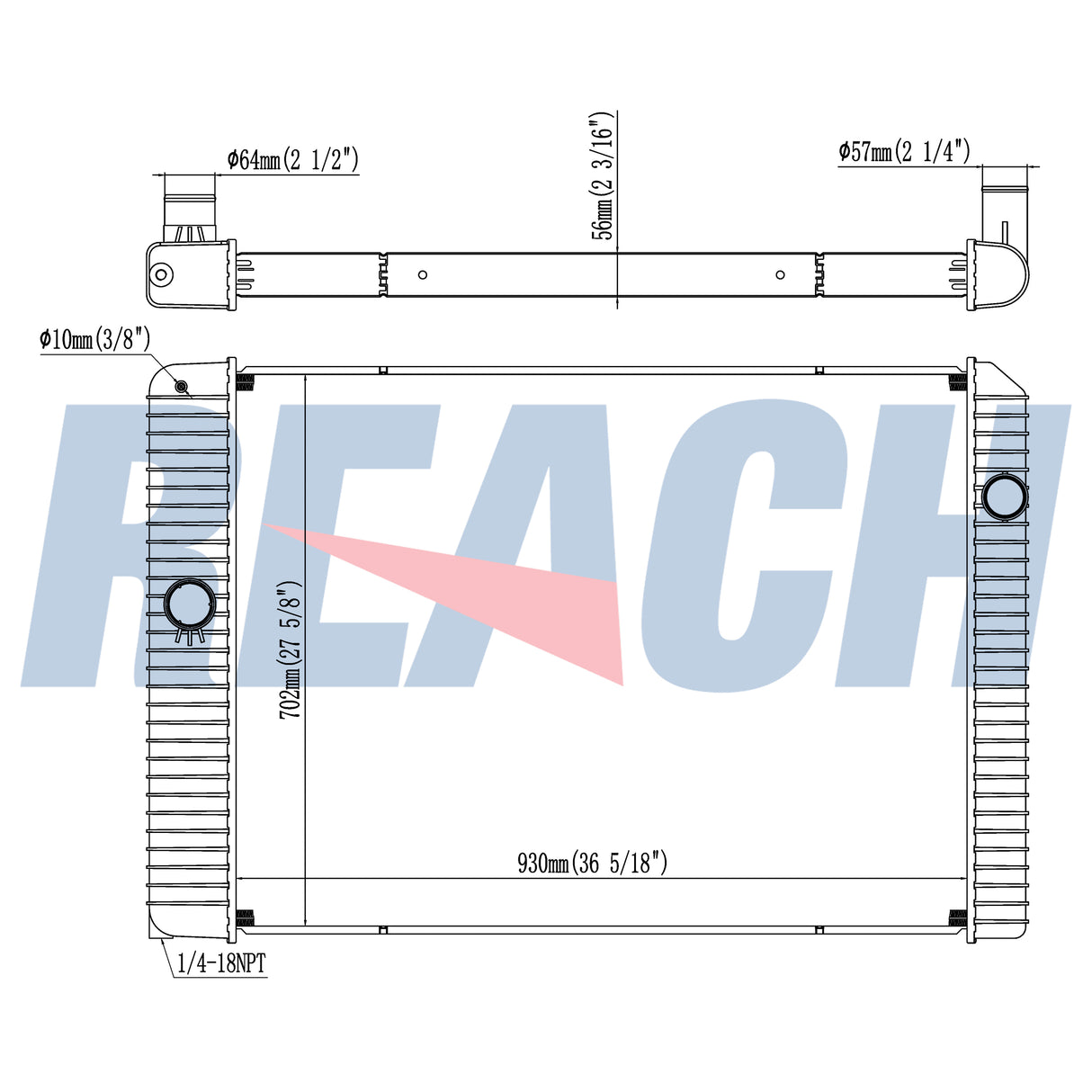 International Durastar 4300 /Workstar 7300 Radiator 2012-2013 2601252C92