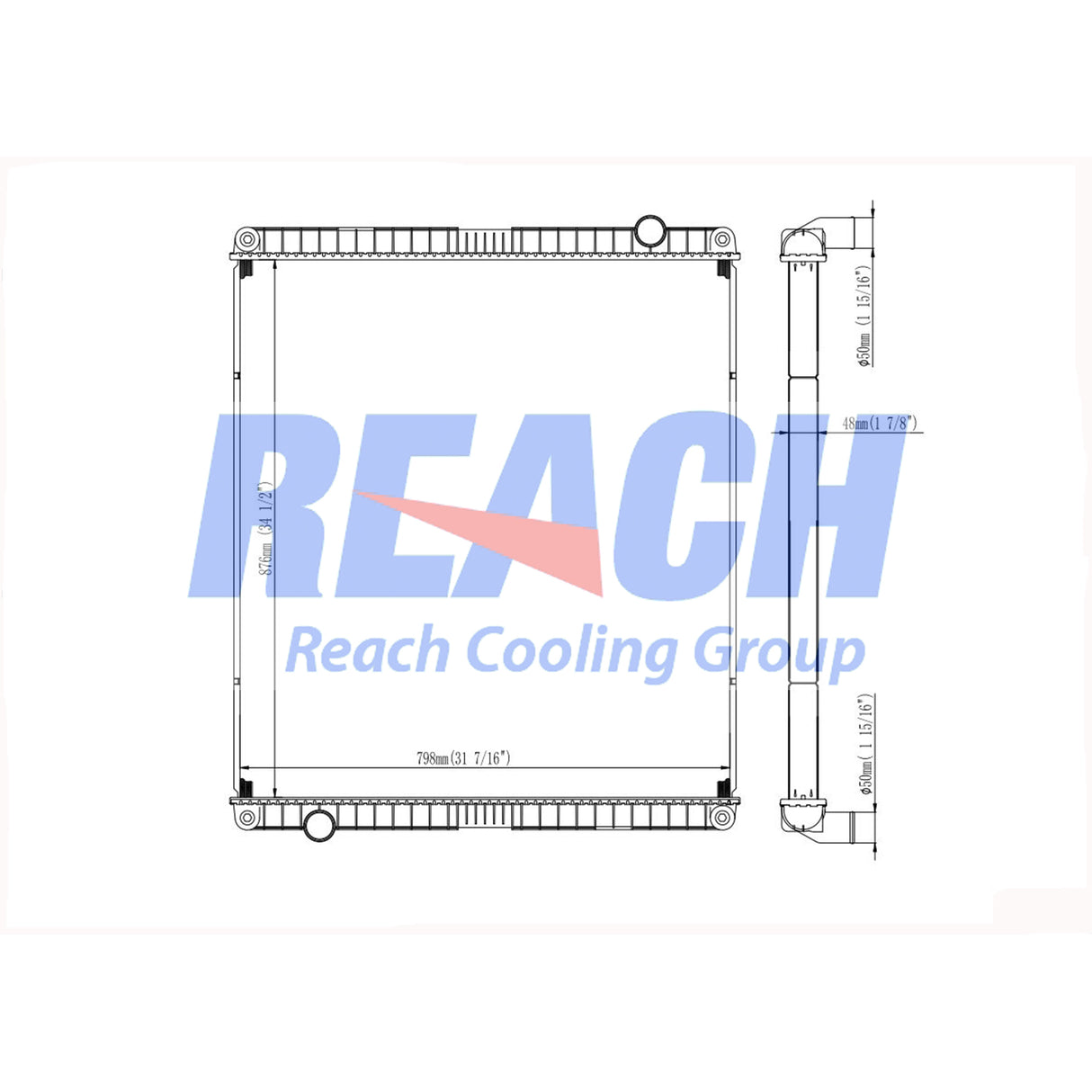 Volvo, Mack 9700 1992 Radiator 9700 100312959