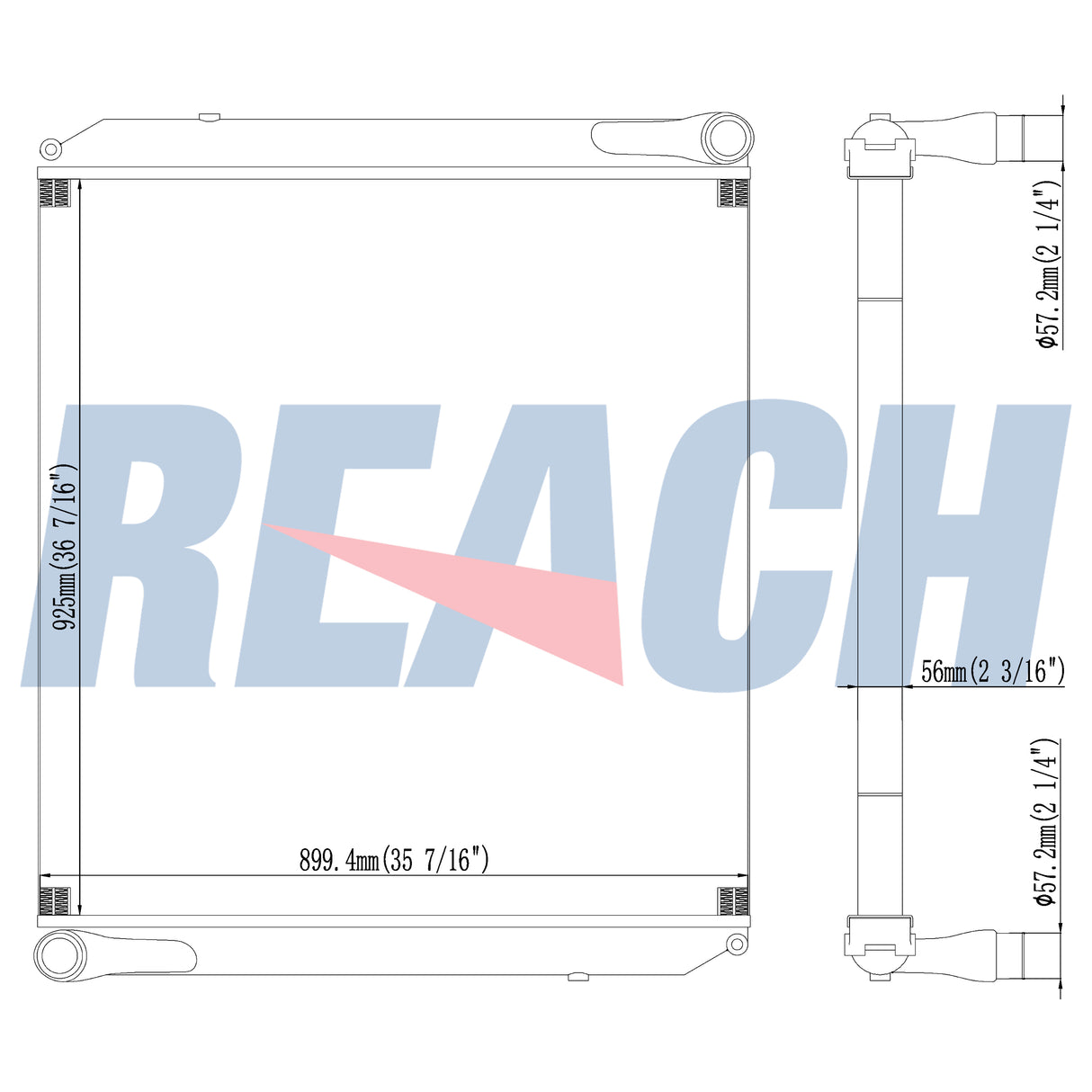 Autocar Acx Radiator 2010-Present 1003763-B