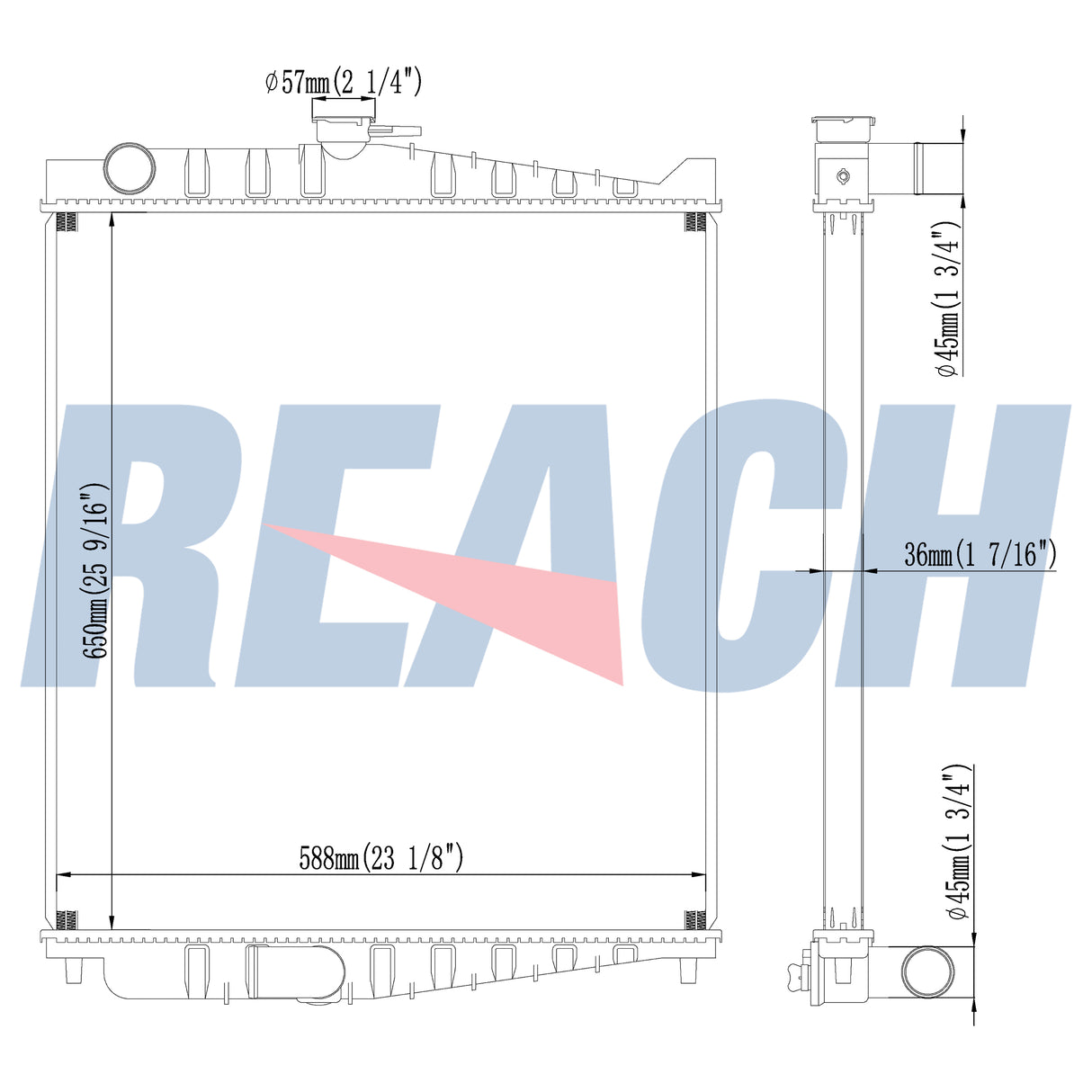 Nissan Ud Condor Radiator 1999-Present 2140033Z09
