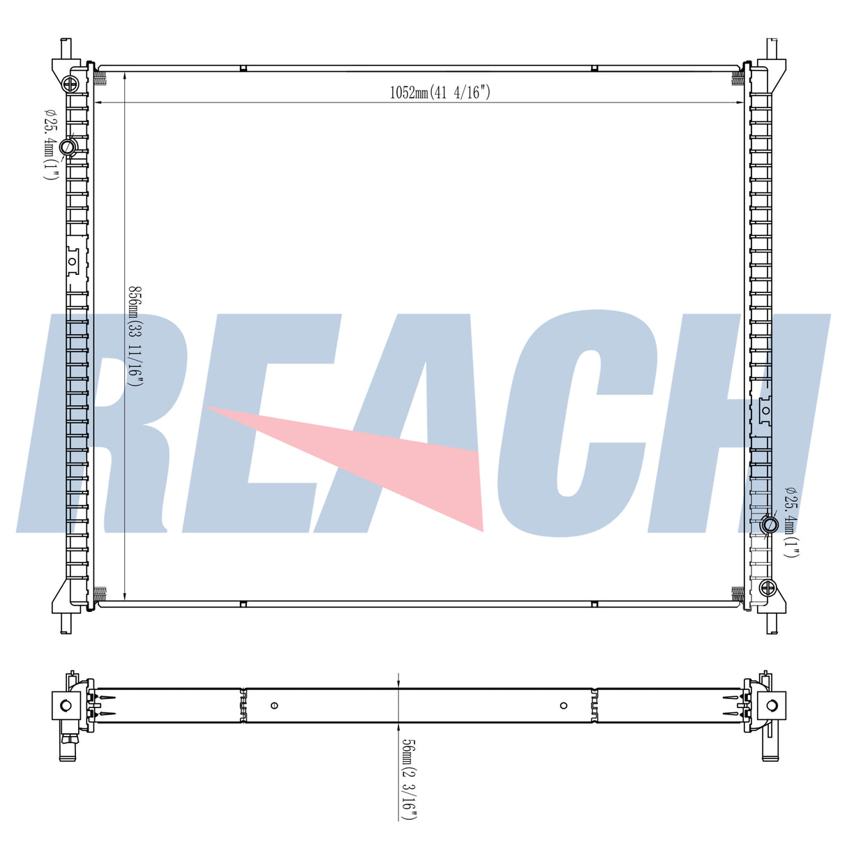 International 8600 Transtar; Prostar Radiator 2008-2011 437526P