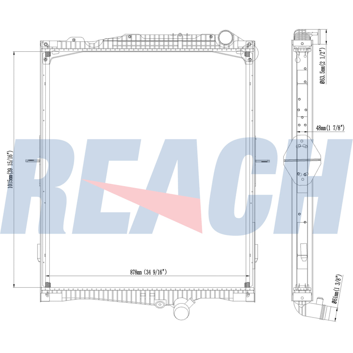 Volvo, Mack Volvo/Fh Ii 500 Hp Radiator 20722440