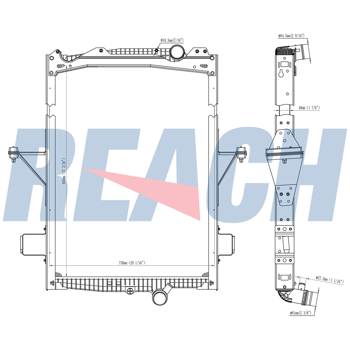 Volvo, Mack 2005 Volvo Fm Radiator 2005 100314589