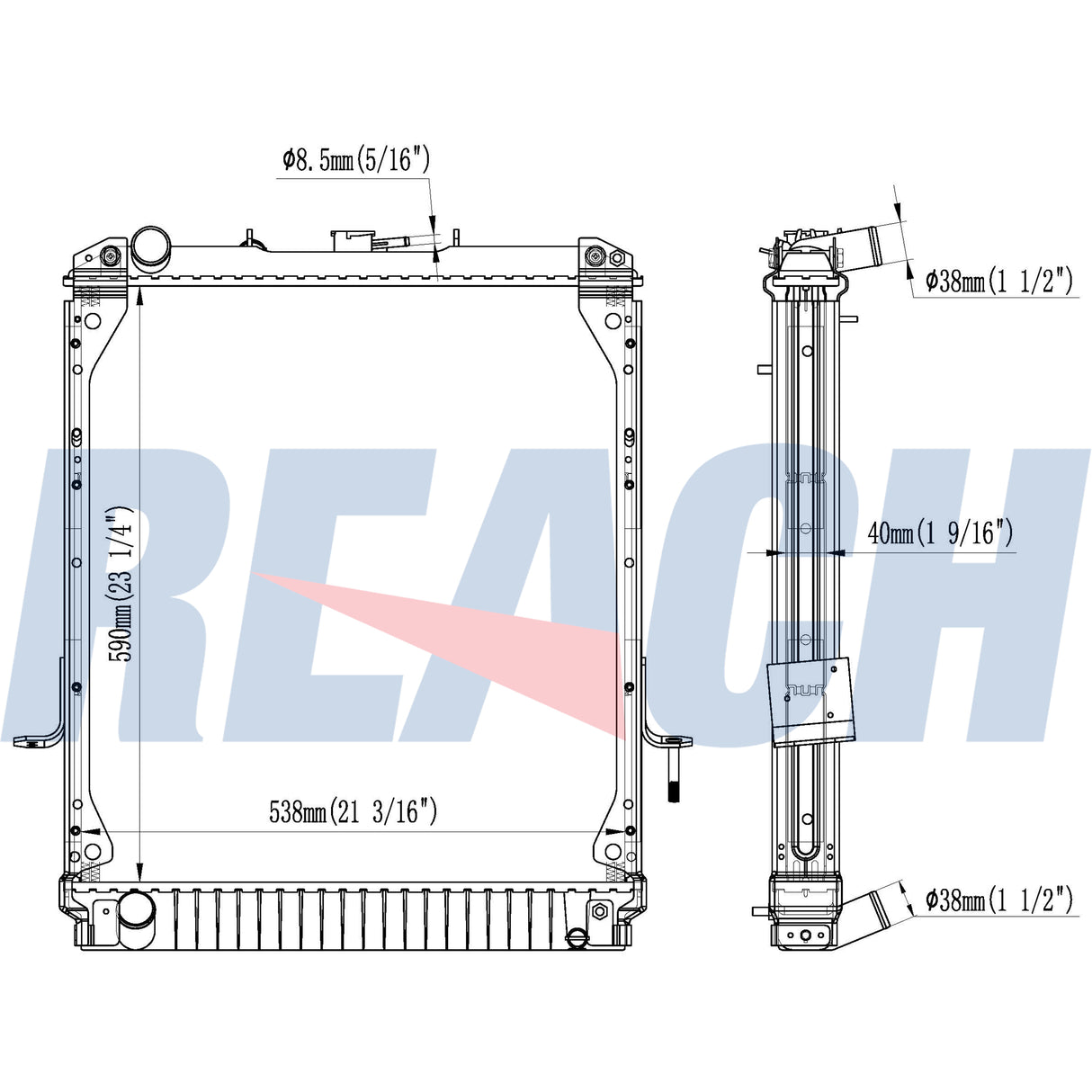 Isuzu Isuzu N-Serie Radiator 8971773731