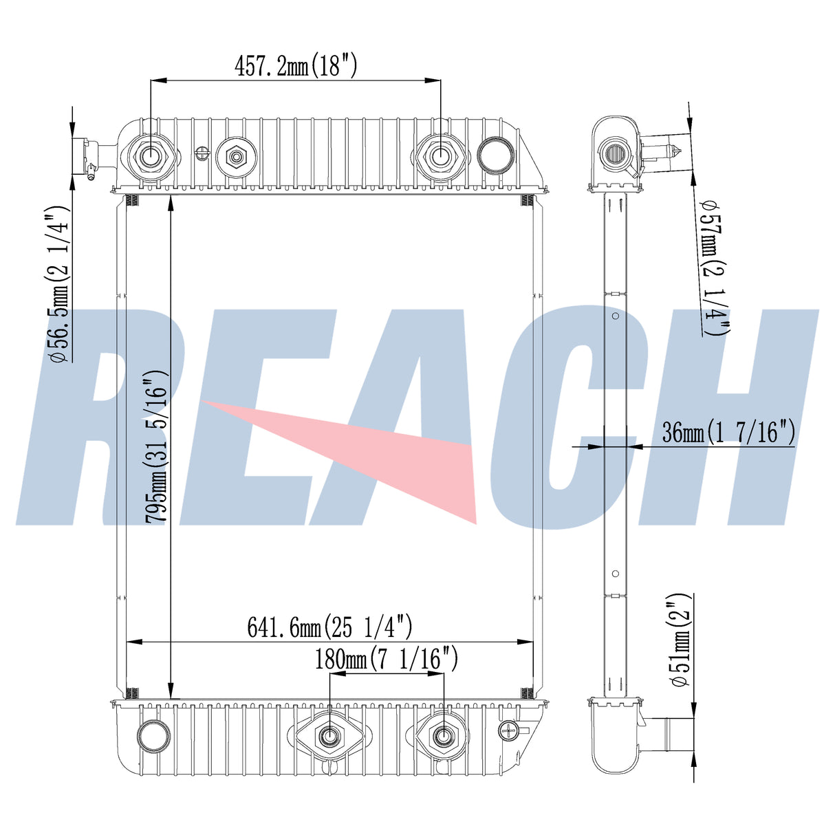 GMC Gmc-Topkick/Kodiak Radiator 1990-1994 1R2658
