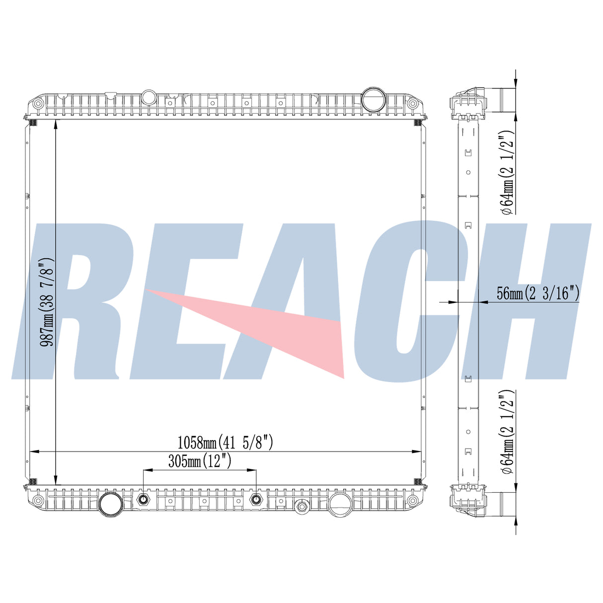 Freightliner Cascadia Radiator 800111