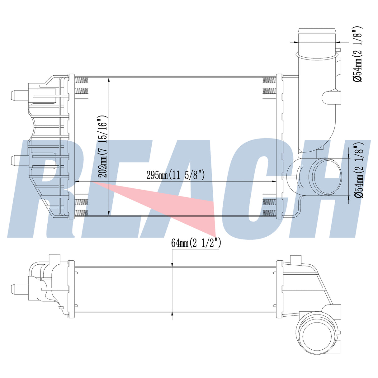 Citroen Jumper Charge Air Cooler 1994-2002 N/A