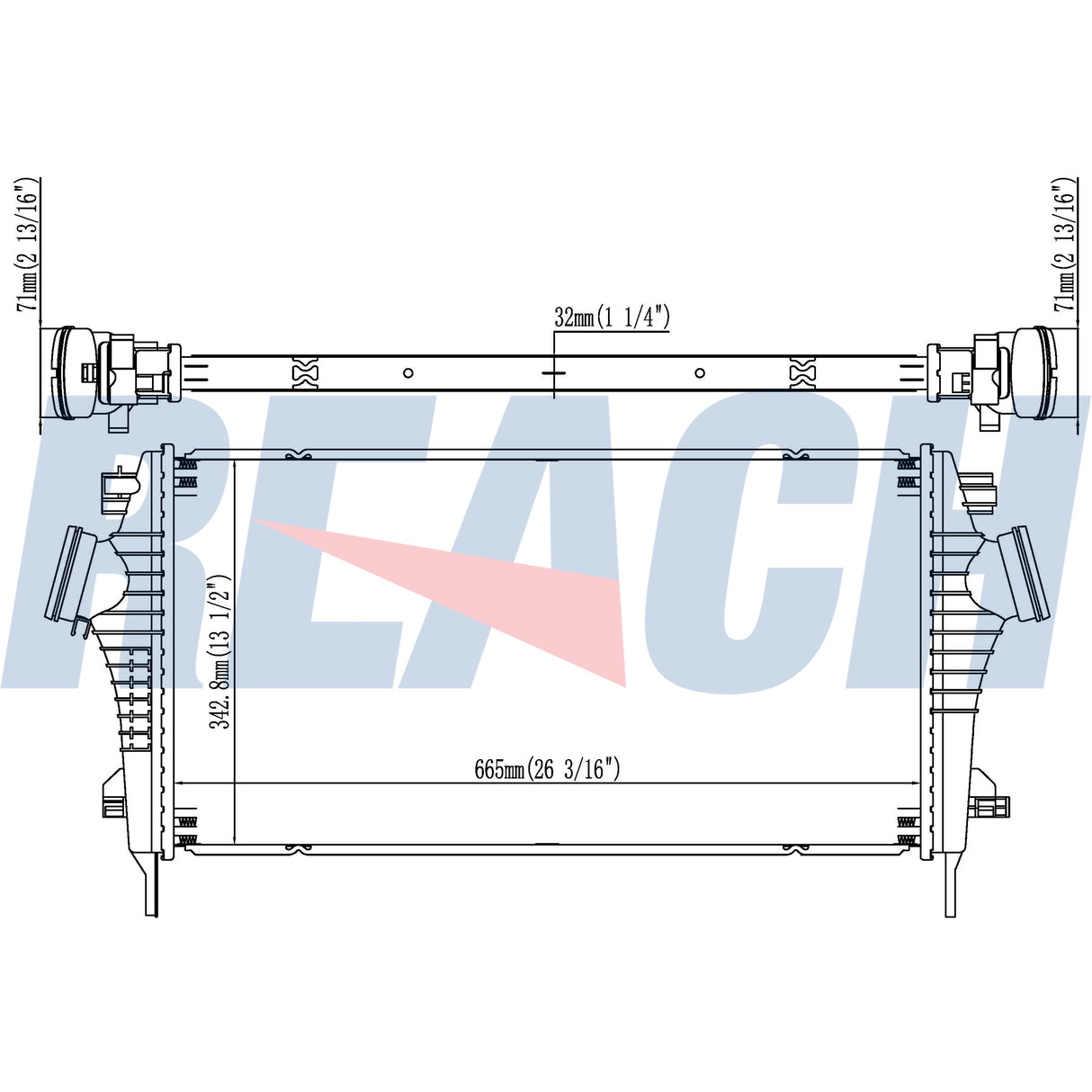 Buick Regal/ 9-5 Charge Air Cooler 2010-2013 8ML376746481