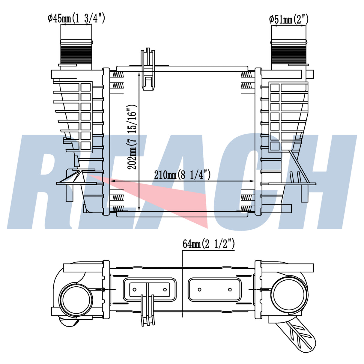 Renault Clio Iii 1.2tce Charge Air Cooler 2005-Present 14461EM00A
