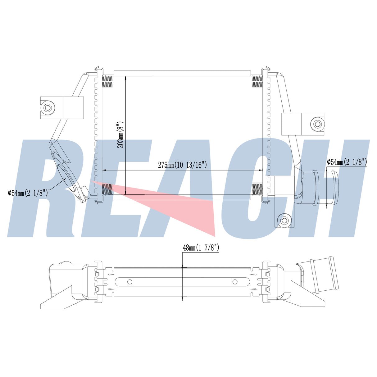 Mitsubishi L200 2.5 Did Charge Air Cooler 2005-2015 MN135001