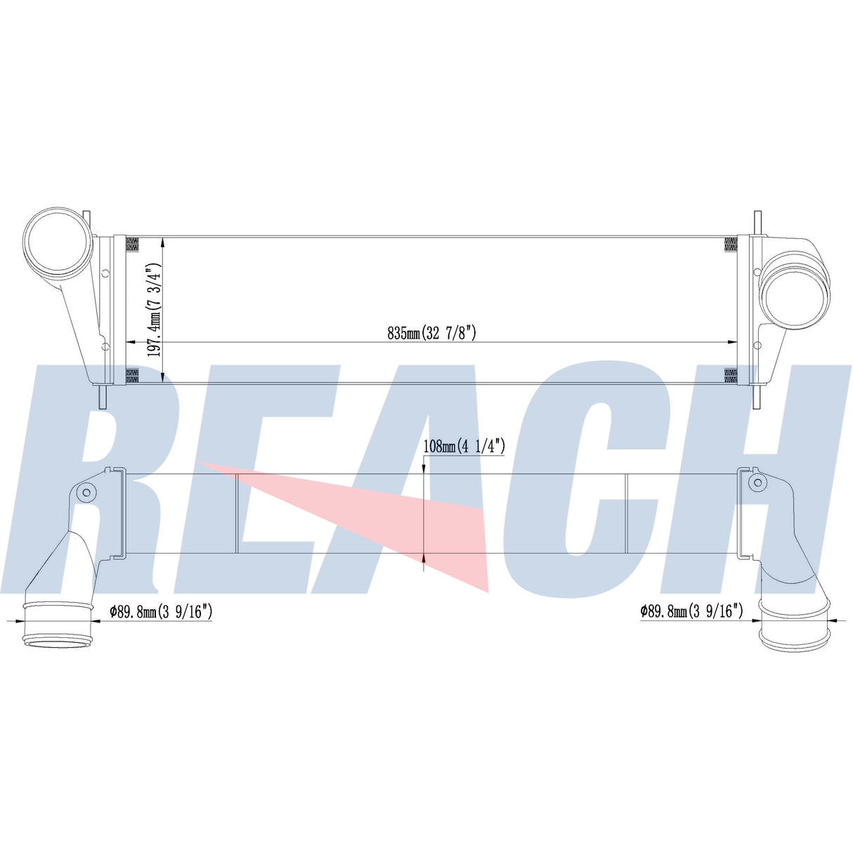 International Durastar 2014+ Charge Air Cooler 2613048C91