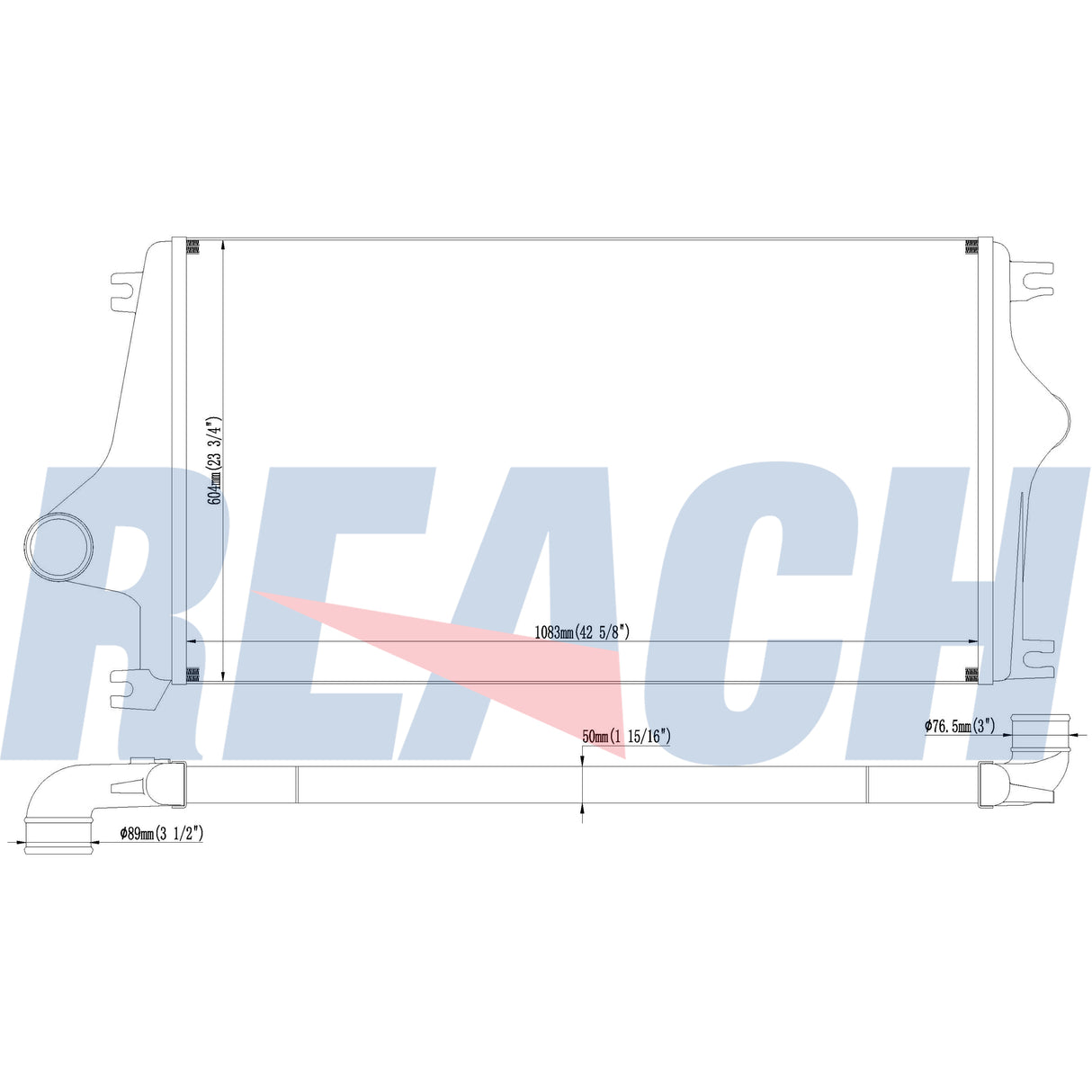 International International/Navistar-Workstar 7000 Charge Air Cooler 2010-2022 1030395