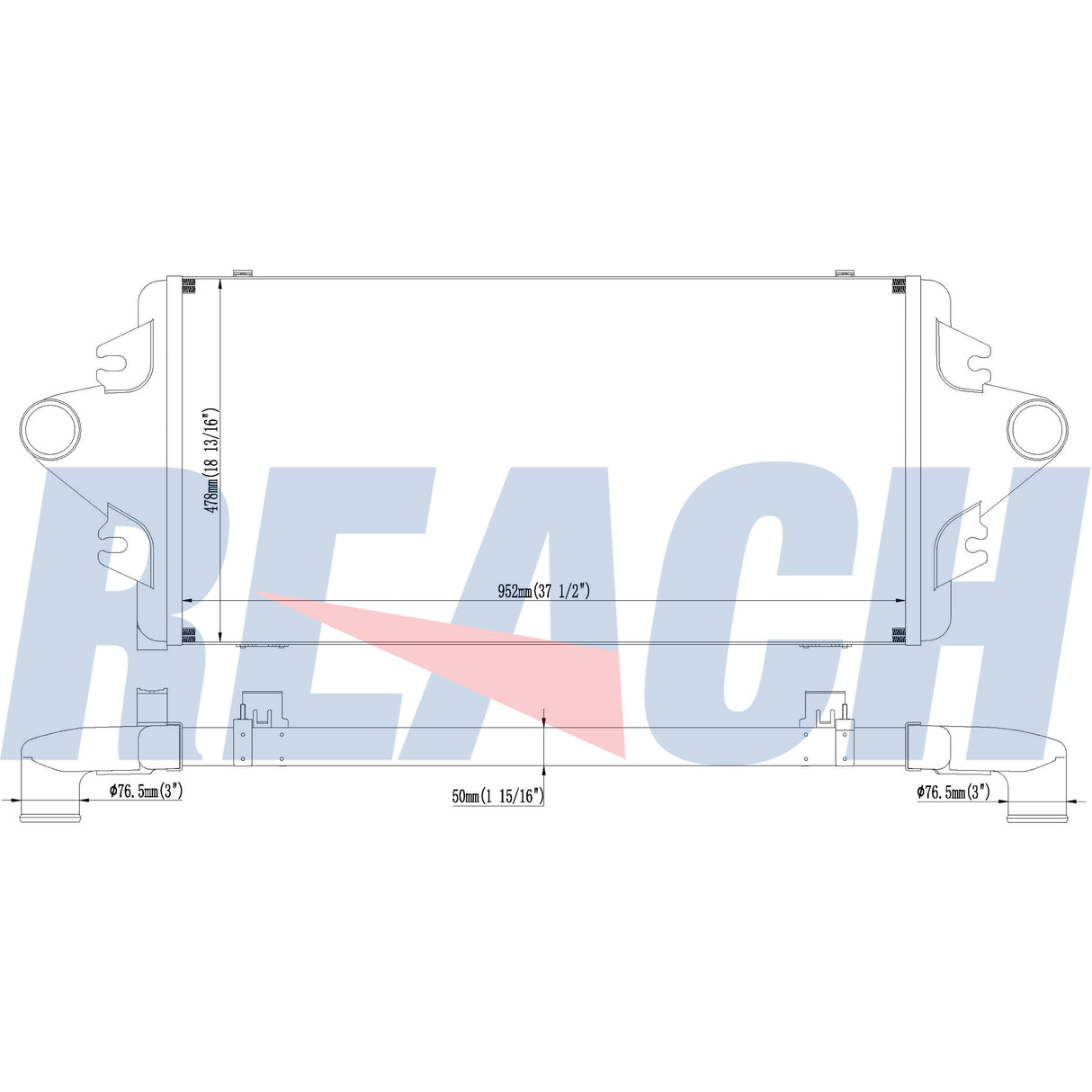 Chevrolet Chevy/Gm-Topkick/Kodiak C4500/C5500 With 6.6l Duramax Diesel Engine Charge Air Cooler 2007-2009 15020980