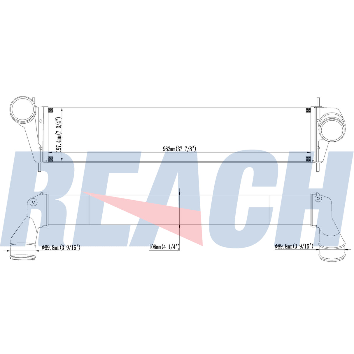 International International/Navistar-Durastar Charge Air Cooler 2013-2020 1E0066230000