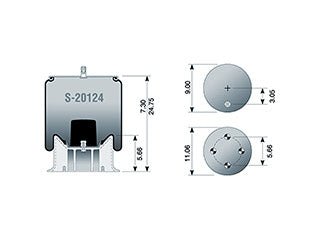 Air Spring S-20124 Rolling Lobe