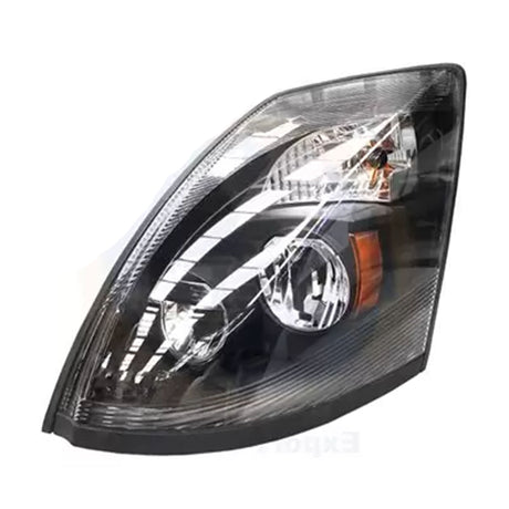 Volvo VNL Headlight LED Black 2004 & Newer Driver Side