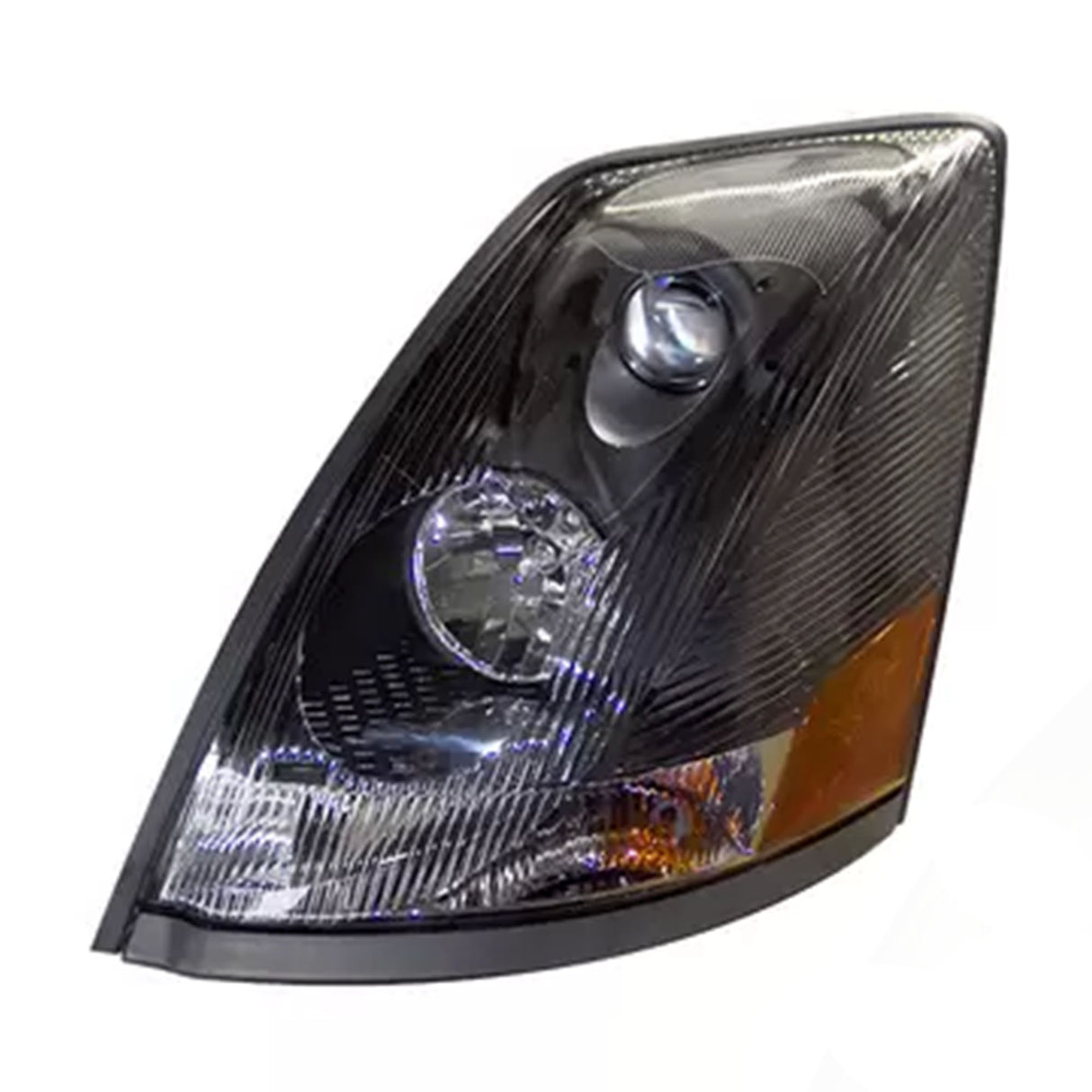 Volvo VNL Headlight Black 2004 & Newer Driver Side