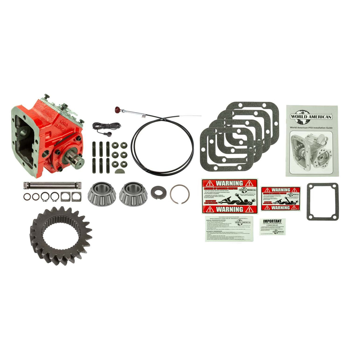 6-Bolt Remote Mount PTO with Wire Shift