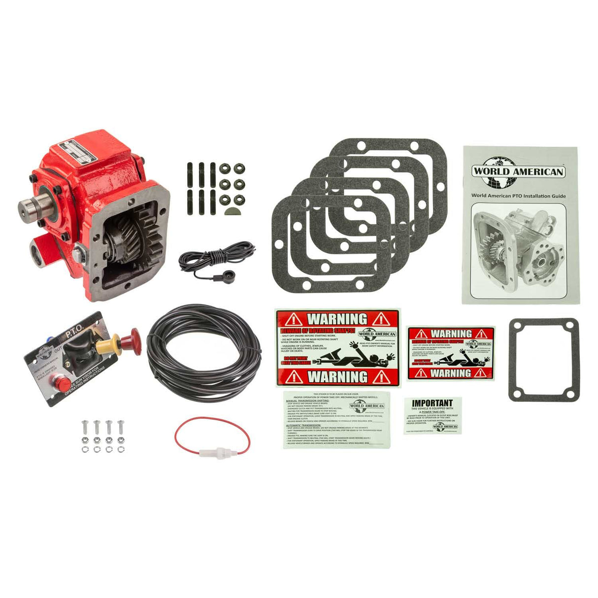 6-Bolt Remote Mount PTO with Air Shift